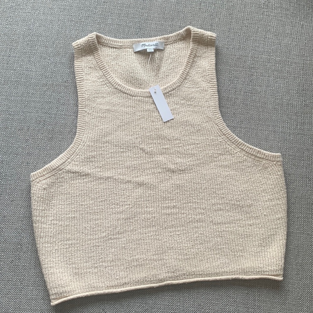 Madewell Birchmoor sweater tank